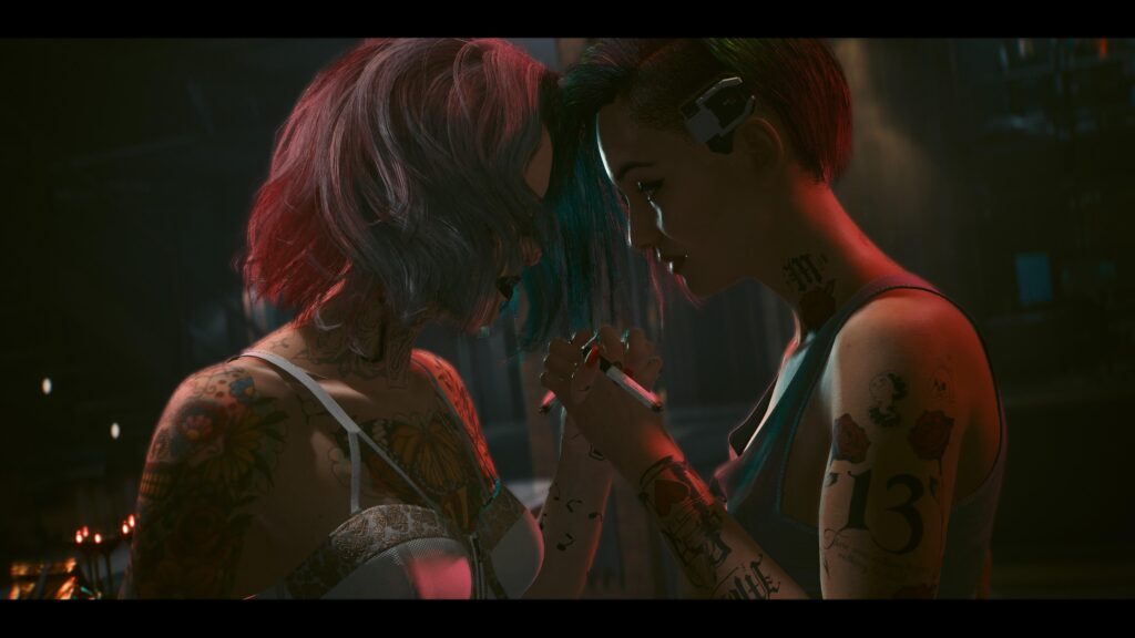 V and Judy.