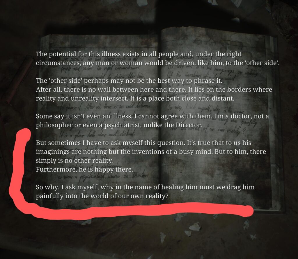 My favorite quote in any game ever [SH2 Remake]