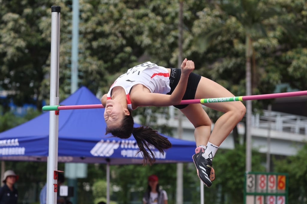 Priscilla Cheung just couldn’t improve on her personal best during the Hong Kong Athletics Series at Wan Chai Sports Ground. Photo: Edmond So