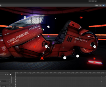 A slightly modified take on Kaneda’s bike | AKIRA 1988 | Made with Unity