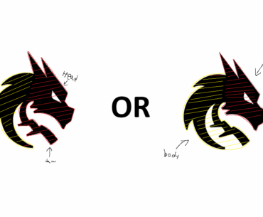 I just saw the logo in both ways and I need to know if I'm crazy or not