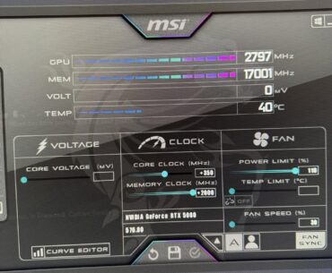 First time overclocking