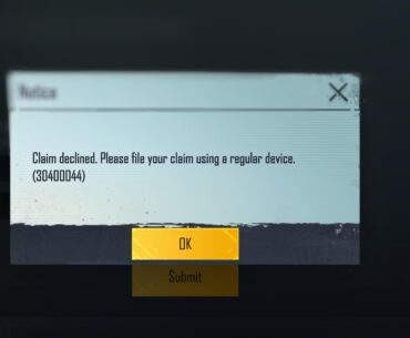 Tried to submit a claim to recover my hacked account but keep getting this. Please help me