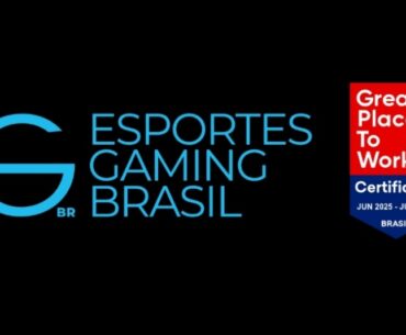 Esportes Gaming Brasil is certified as a Great Place To Work®