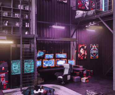 My own 3D work. Cyberpunk Apartment Design.