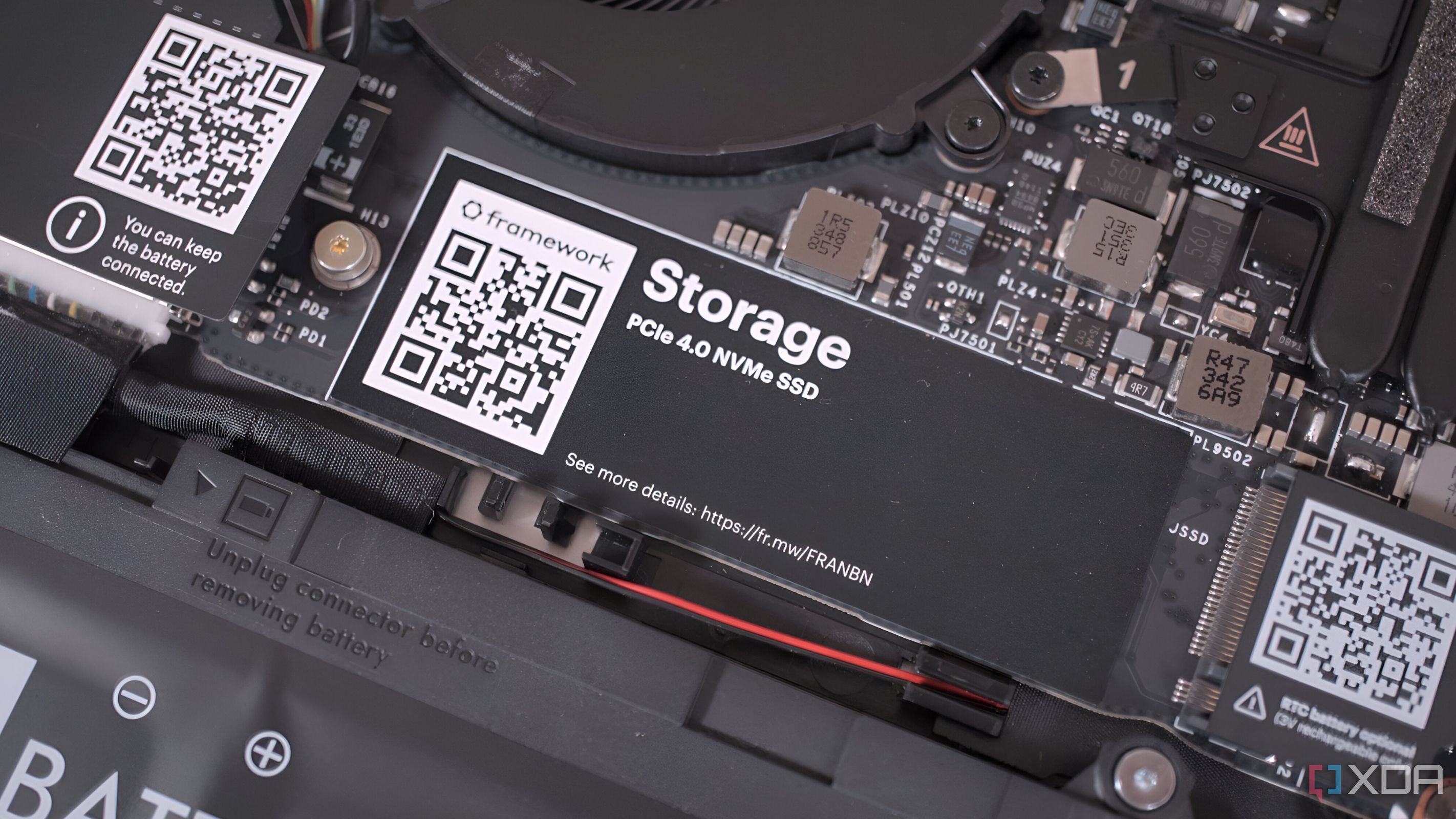 A PCIe 4.0 NVMe SSD fit into a Framework laptop