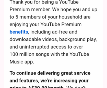 YouTube, NOT again