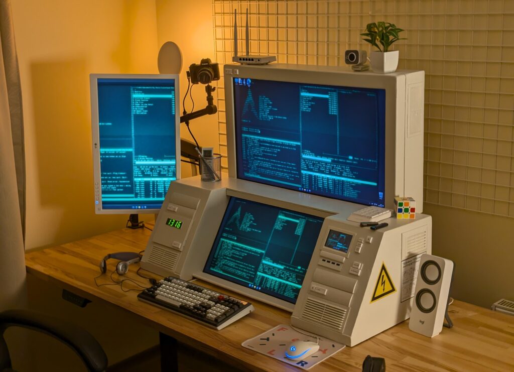 My handmade PC setup