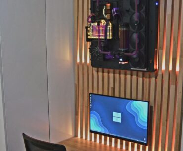 My wall-mounted PC