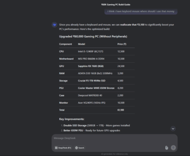 Which one should I go with ChatGPT or DeepSeek?