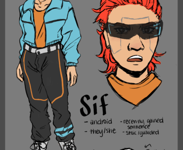 [OC] Quick android character reference!