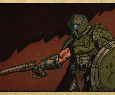 Vintage-Style Doomslayer, by me (Doom: The Dark Ages)