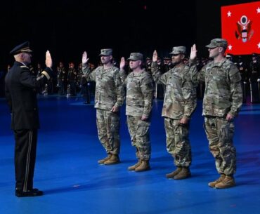 Silicone Valley AI executives are sworn in as Lt. Colonels to lead new Detachment 201 (14 June 2025)