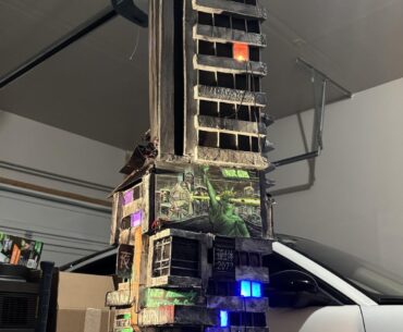 The Cyberpunk themed tower I made