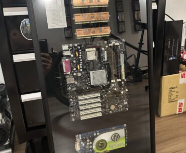 My uncle passed away from dementia a few years ago. So i used the parts from one of his first builds in a shadow box. Had to cherish them!