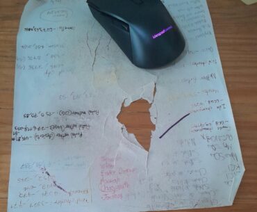 Its time to say goodbye to my mousepad