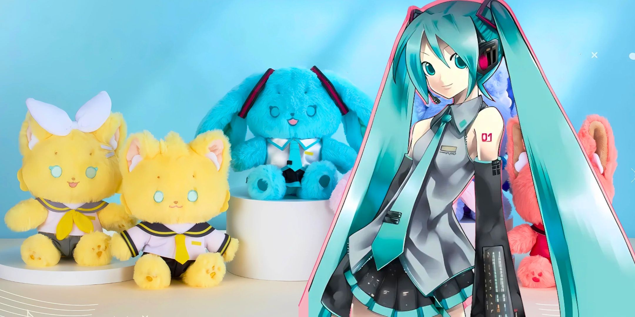 Vocaloid Hatsune Miku & Piapro animal plushie toy collection