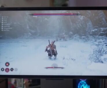 total display package in a 3D gaming monitor