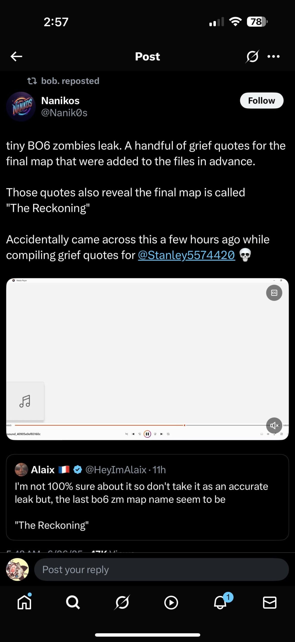 Map 5: “The Reckoning” Map 5: “The Reckoning”
