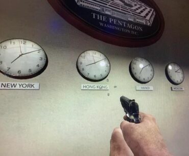 Fun Fact: the New York clock on FIVE does not account for daylight savings time, only correct part of the year