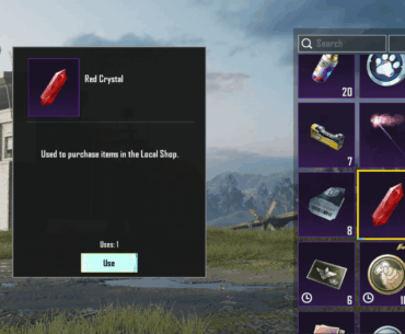 I have found in my inventory a red crystal but if I click "use" it brings me to the redeem shop. I saw on the internet that a "local shop" existed but I can't find it. I'm european btw if that helps.