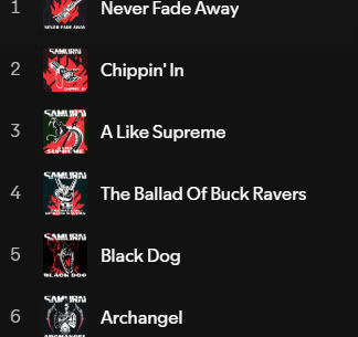 Best Samurai song?