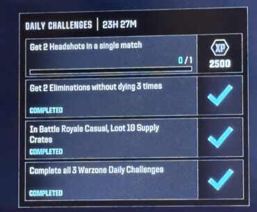 How did I complete all challenges when I didn’t?