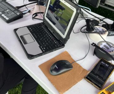 Coworker at a graduation event