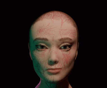 made a cyberpunk character in Blender 3D, what do you think?