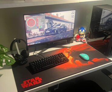 My no RGB setup because my brain hurts with bright lights lol