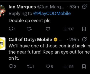 Double CP event coming soon in the near future