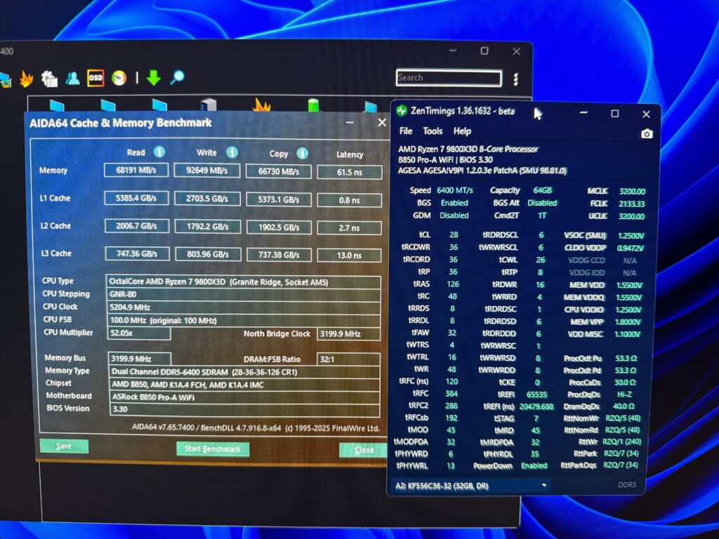DR | 2x32gb | 6400mhz | CL28 | OC DR | 2x32gb | 6400mhz | CL28 | OC