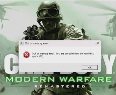 Modern Warfare Online Remastered help - Out of Memory Error - Steam