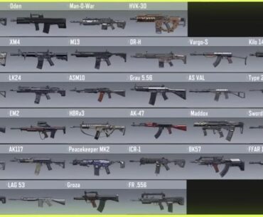 What do yall think of ferg's AR tierlist?