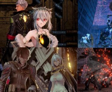 Comparison of some in-game images of Code Vein II to Code Vein