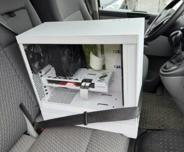 Moving today and had to put the most important passenger up front
