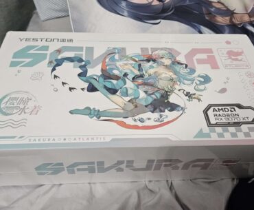 I got a free RX 9070 XT Sakura Atlantis from AliExpress.