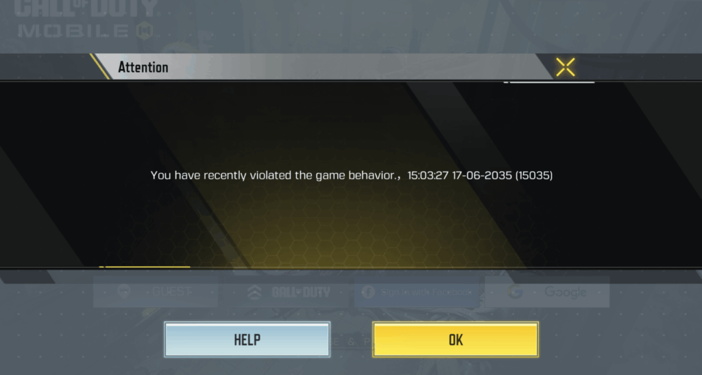 Does that mean i got banned for 10 years/srs?