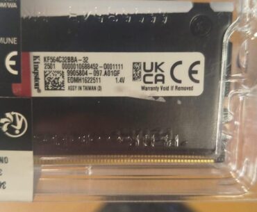 Help with DDR5 Kingstone Fury Chip