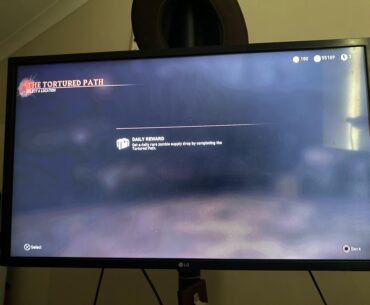 Tortured path won’t let me past this screen no matter what I press