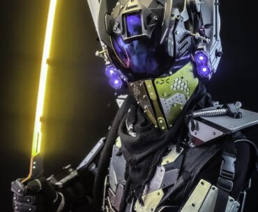 All Metal Cyberpunk Armor I Designed and Built