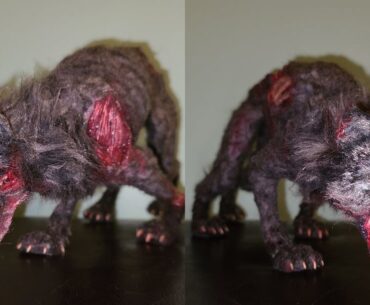 Hellhound sculpture