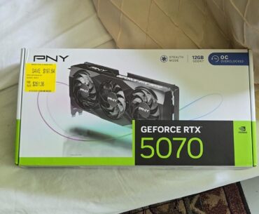 So I got myself an RTX 5070.