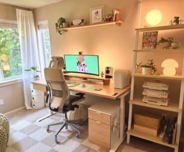 My cozy workstation 🌱