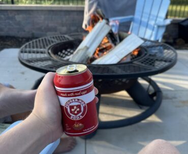 Enjoying a Juggernog on a nice  summer day