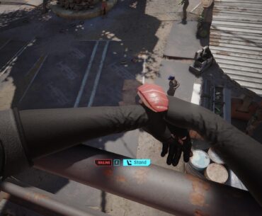 My V has a "touchbug" -a piece of sushi or somesuch hovering/attached to her right hand that attaches itself to whatever I am handling or touching. 1000+ mods, anybody know what is going on?