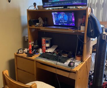 Best part is that my college dorm chair can’t lean back