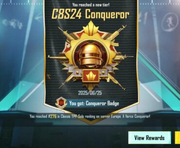 First time making Conqueror