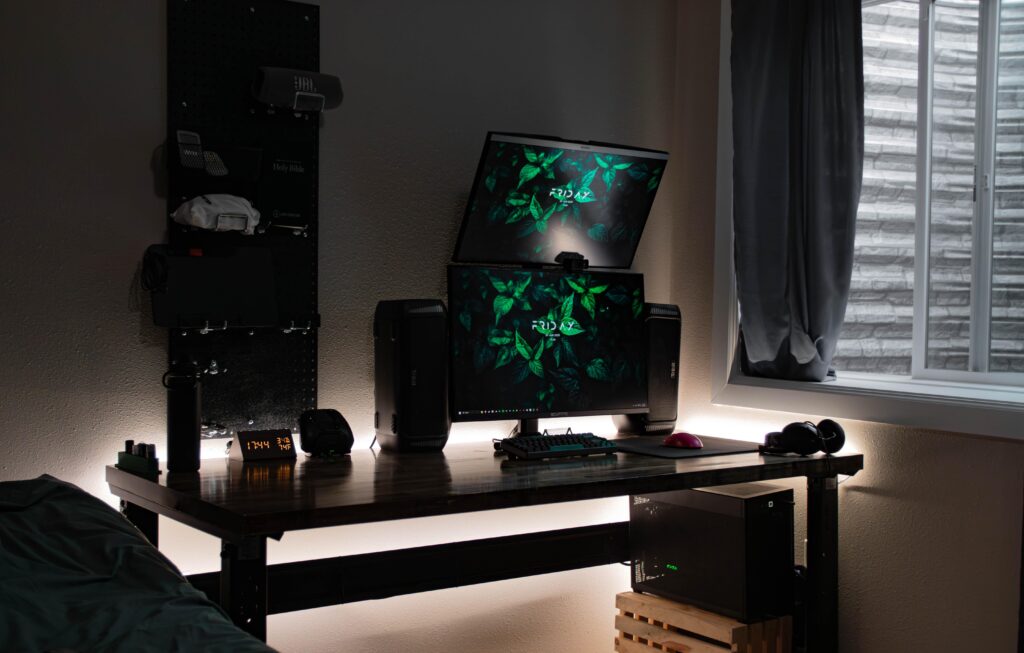 My first setup where I tried to make it look nice, any suggestions?