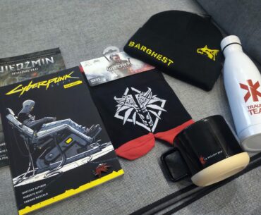 Got invited to attend an event @ CDPR HQ today, got some free crap for coming ❤️